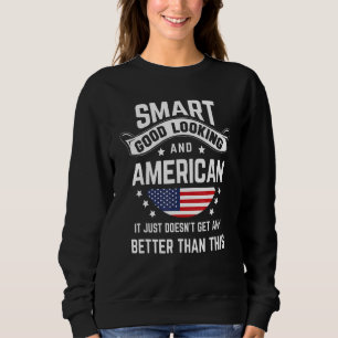 American Flag Native Pride  USA American Roots Sweatshirt