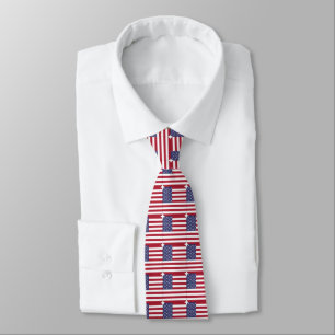 American Flag Neck Tie