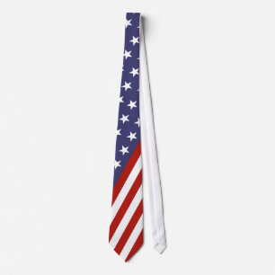 American Flag Necktie