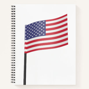 American flag notebook