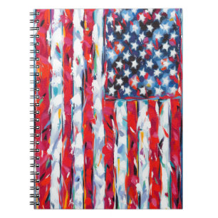 American Flag Notebook