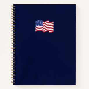 American Flag Notebook 