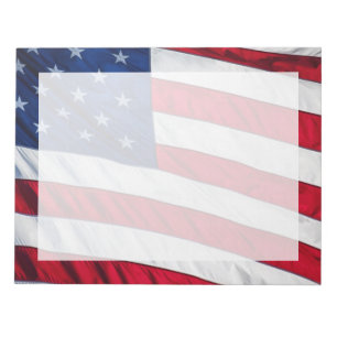 American Flag Notepad