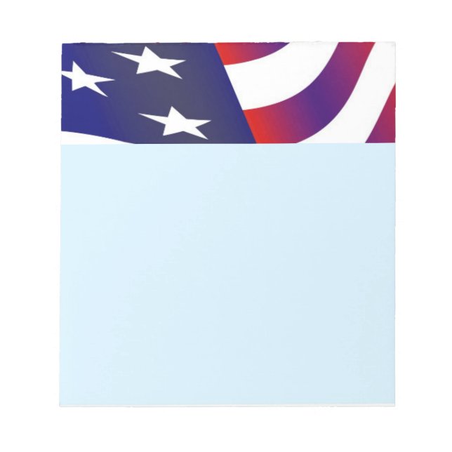 American Flag Notepad (Front)