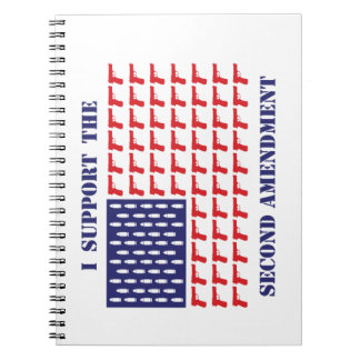 American-Flag-of-Guns-Pistol---2nd-Amendment Notebook