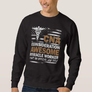 American Flag Of Rn Nurse Life And Cna Life Miracl Sweatshirt