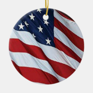 American Flag Ornament