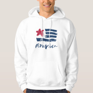American Flag Paintstrokes Hoodie