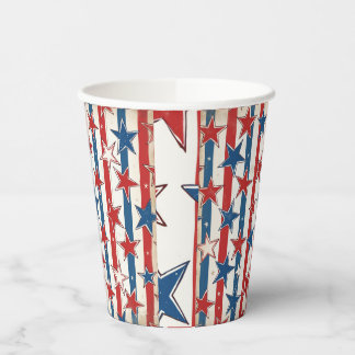 American Flag Paper cup