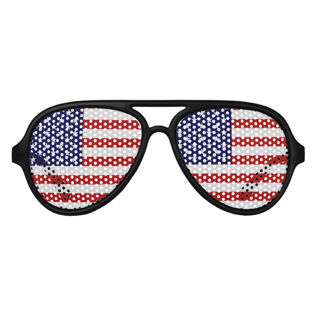 American Flag Party Shades Sunglasses (Front)