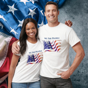 American Flag - Patriot - We The People - Men's T-Shirt