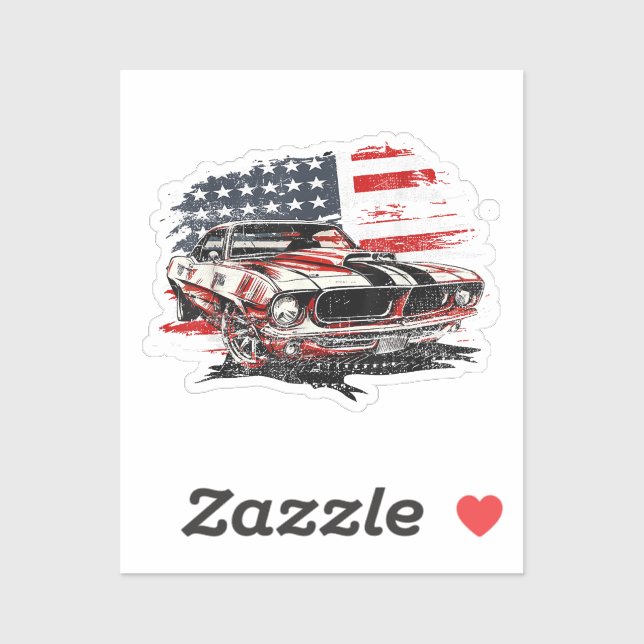 American Flag Patriotic  (Sheet)