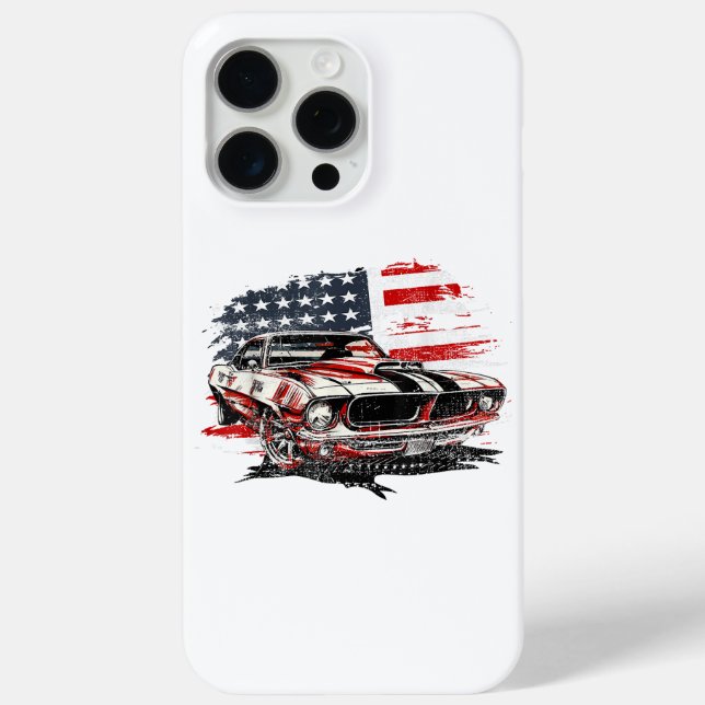 American Flag Patriotic Case-Mate iPhone Case (Back)