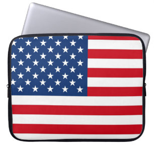 American Flag Patriotic Design Notebook Sleeve