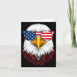American Flag Patriotic Eagle Shirt Men Boys 4th Card