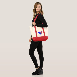 American flag patriotic Fourth of July wedding Tote Bag