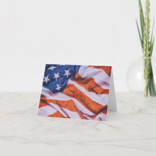 American Flag Patriotic Greeting Card
