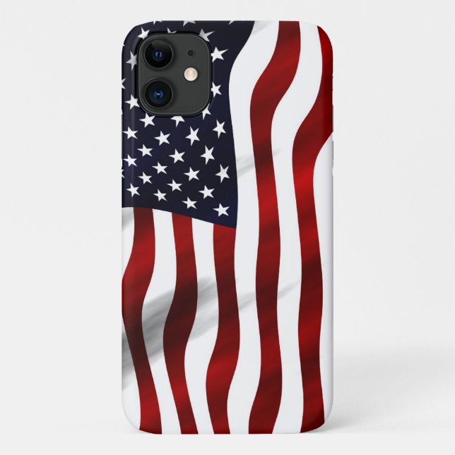 American Flag Patriotic Independence Day Case-Mate iPhone Case (Back)