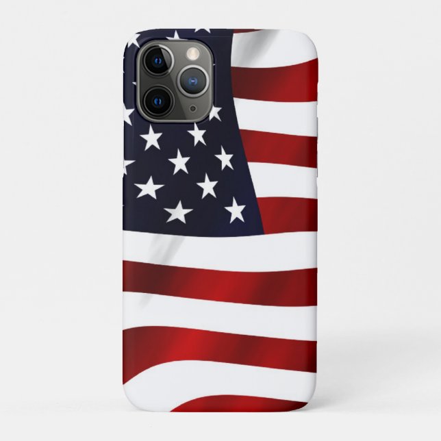 American Flag Patriotic Independence Day Case-Mate iPhone Case (Back)
