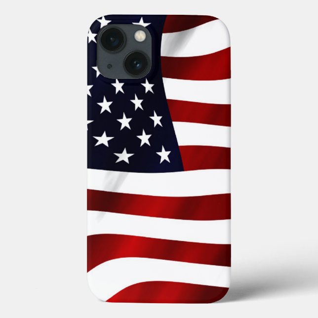 American Flag Patriotic Independence Day Case-Mate iPhone Case (Back)