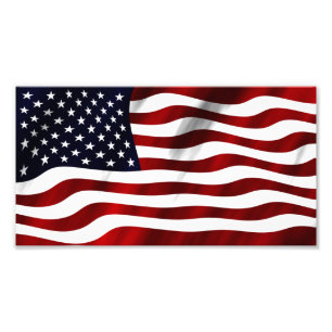 American Flag Patriotic Independence Day Photo Print