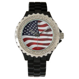American Flag Patriotic Independence Day Watch