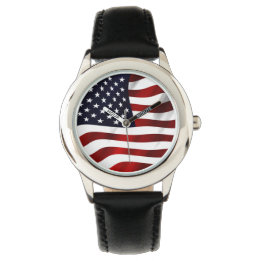 American Flag Patriotic Independence Day Watch