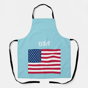 American Flag Patriotic Party  Apron