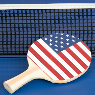 American flag patritoic PING PONG PADDLE