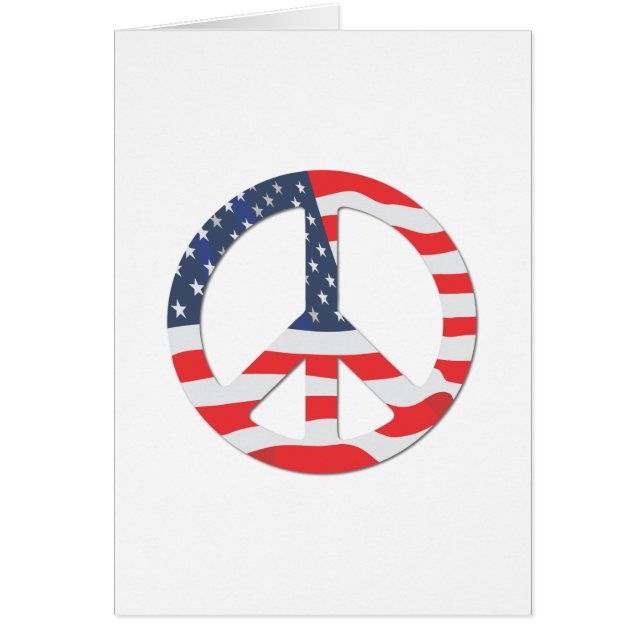 American Flag Peace Sign (Front)