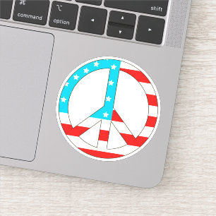 American Flag Peace Sign