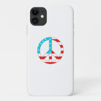 American Flag Peace Sign