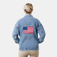American Flag | Personalised Denim Jacket