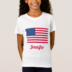 American Flag Personalised T-Shirt