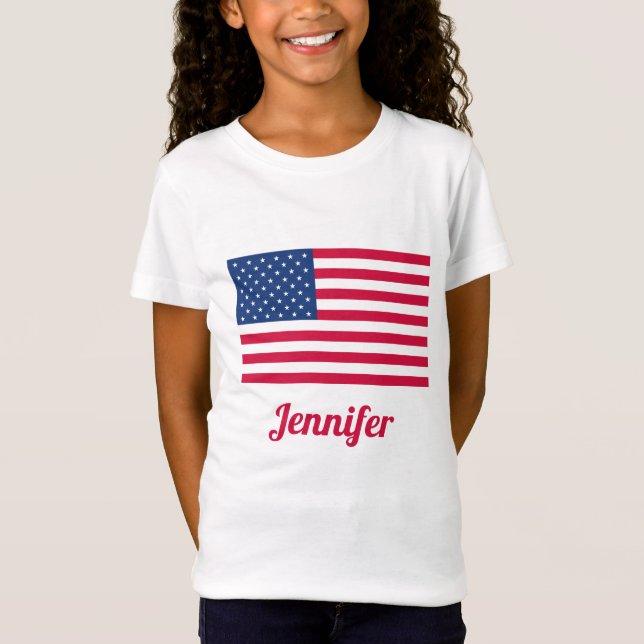 American Flag | Personalised T-Shirt (Front)