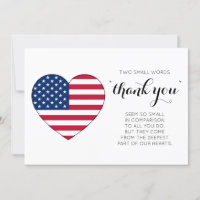 American Flag Personalised USA Heart Military