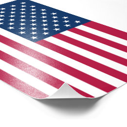 American flag photo print