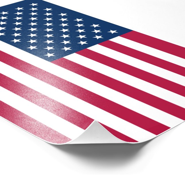 American flag photo print (Corner)