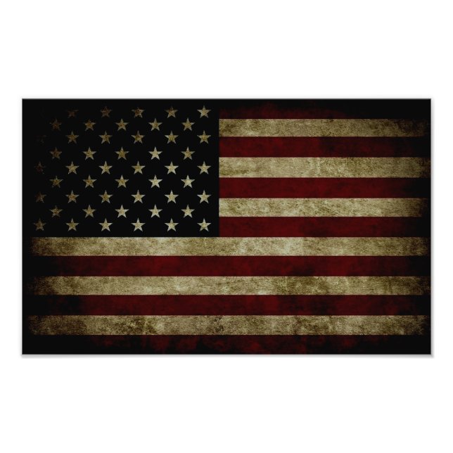 American Flag  Photo Print (Front)