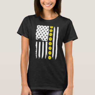 American Flag Pickleball Shirt, Pickleball Lover G T-Shirt
