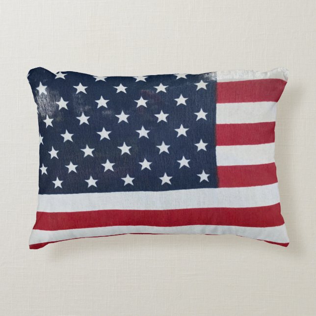 American Flag Pillow (Front)