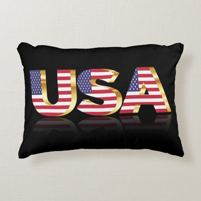 American Flag Pillow (Front)