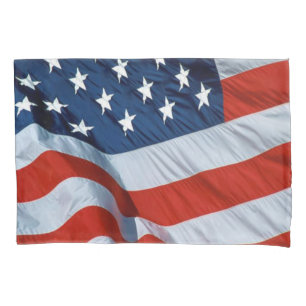 American Flag Pillowcase