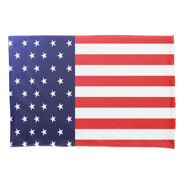 American Flag Pillowcase (Front-Left)
