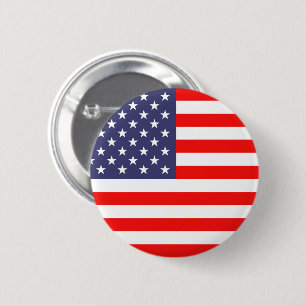 American flag pinback buttons
