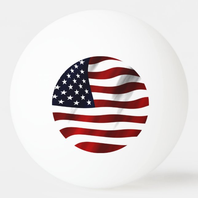 American Flag  Ping Pong Ball (Front)