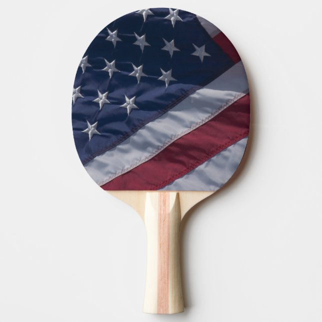 American flag. ping pong paddle (Front)