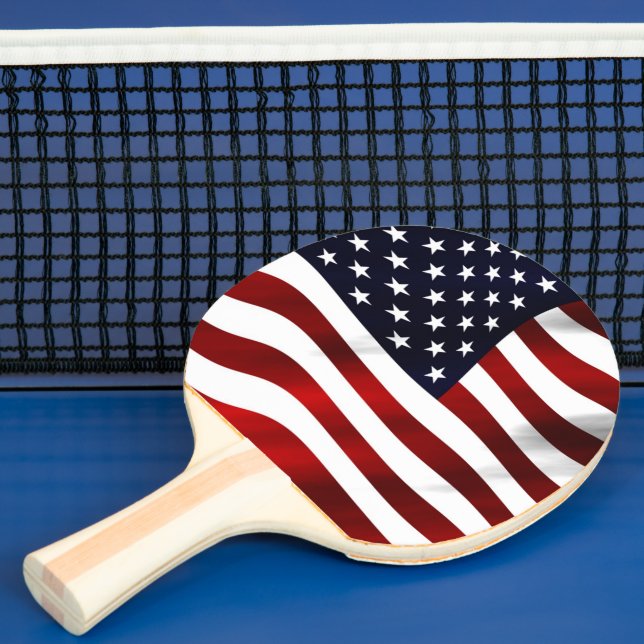 American Flag Ping Pong Paddle (Insitu)