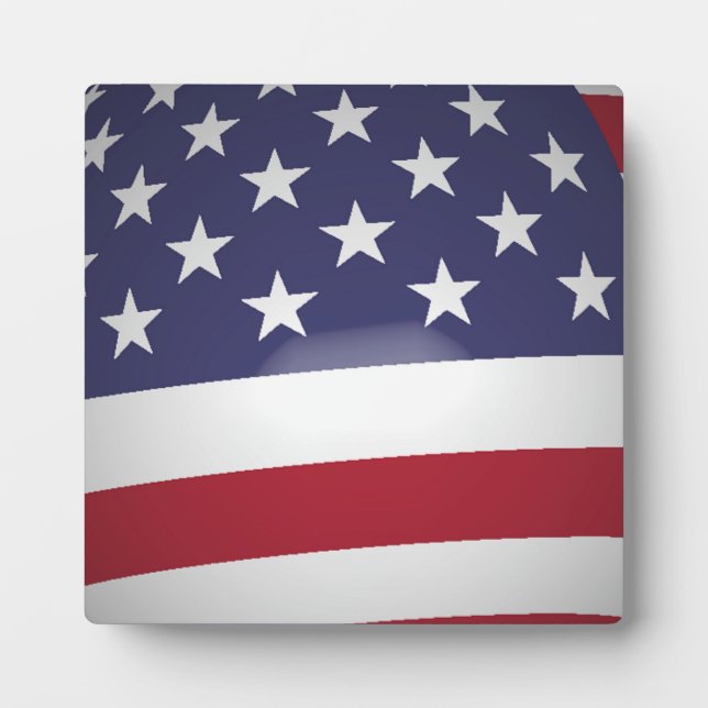 AMERICAN FLAG PLAQUE (Front)