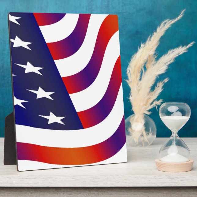 American Flag Plaque (Side)